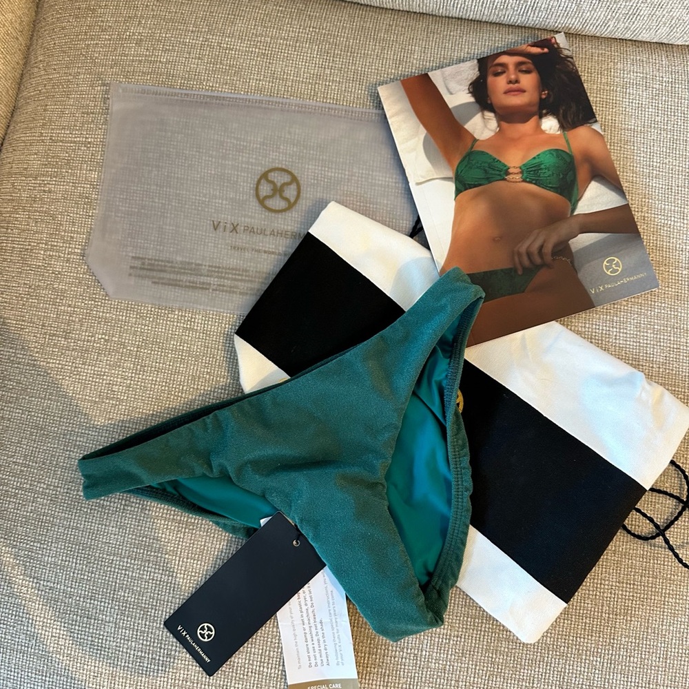 ViX Green Bikini Bottom (Basic Full)
